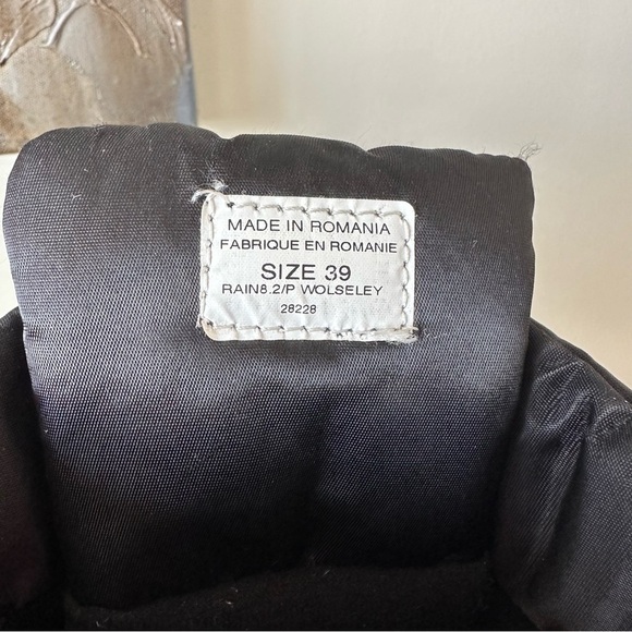 PAJAR-Rain 8.2P Wolseley Knee High Lace Front Side Zipper Black Fall/Winter Boot - Picture 9 of 9